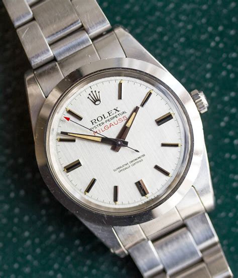 rolex antimagnetic chronograph watch|rolex milgauss price chart.